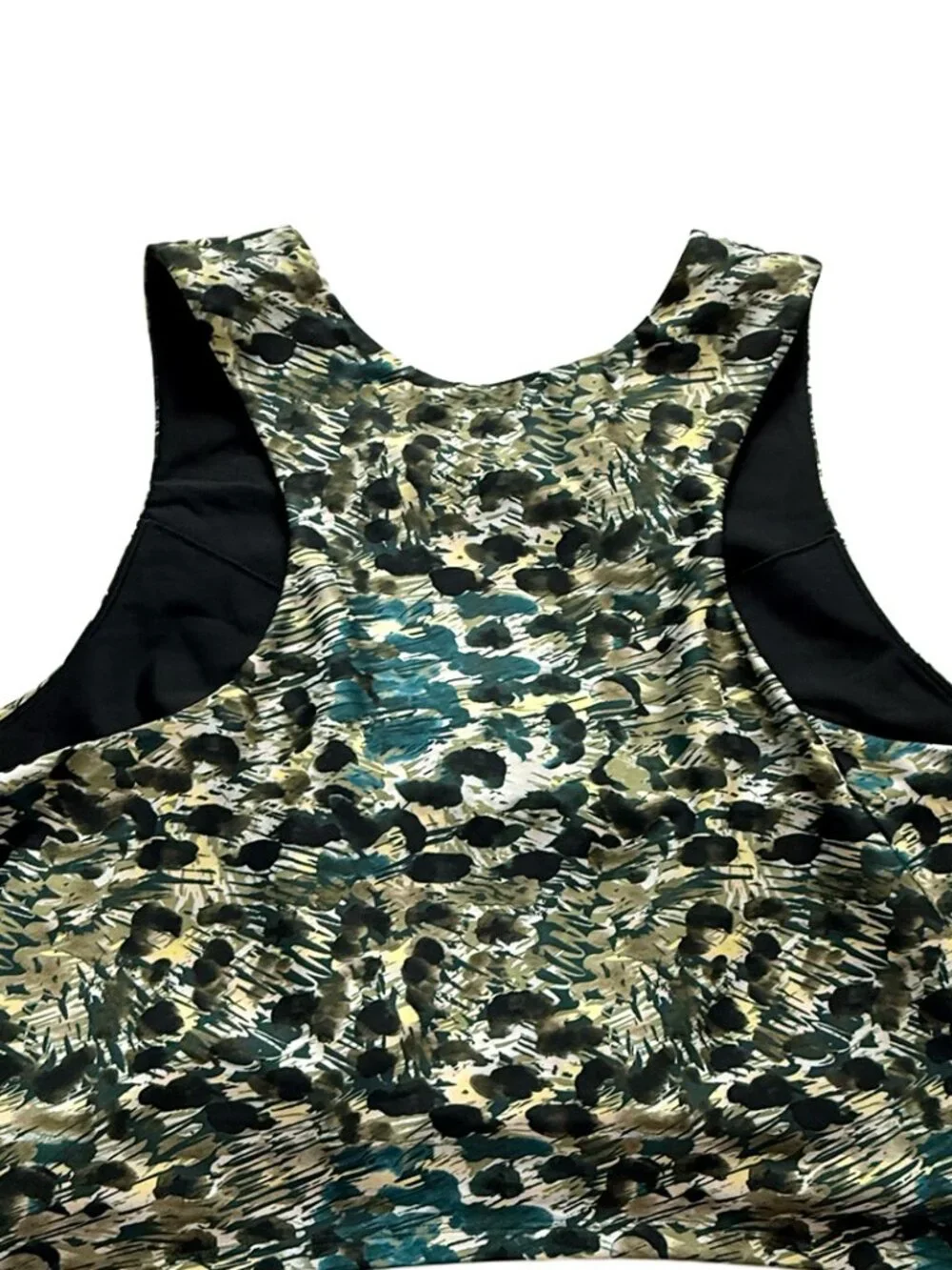 Kinesis Women’s 3X Activewear Set Abstract Print Tank Capri Leggings Plus Size